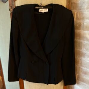 Vintage 1990 Isabel Ardee size 6 Black Women's Blazer and shirts suiting set